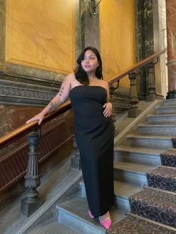 Djerf Avenue Midi Tube Klanning Svart Flash Sale