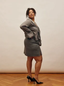 Djerf Avenue Must Have Mini Kjol Gra Best