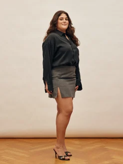 Djerf Avenue Must Have Mini Kjol Gra Best