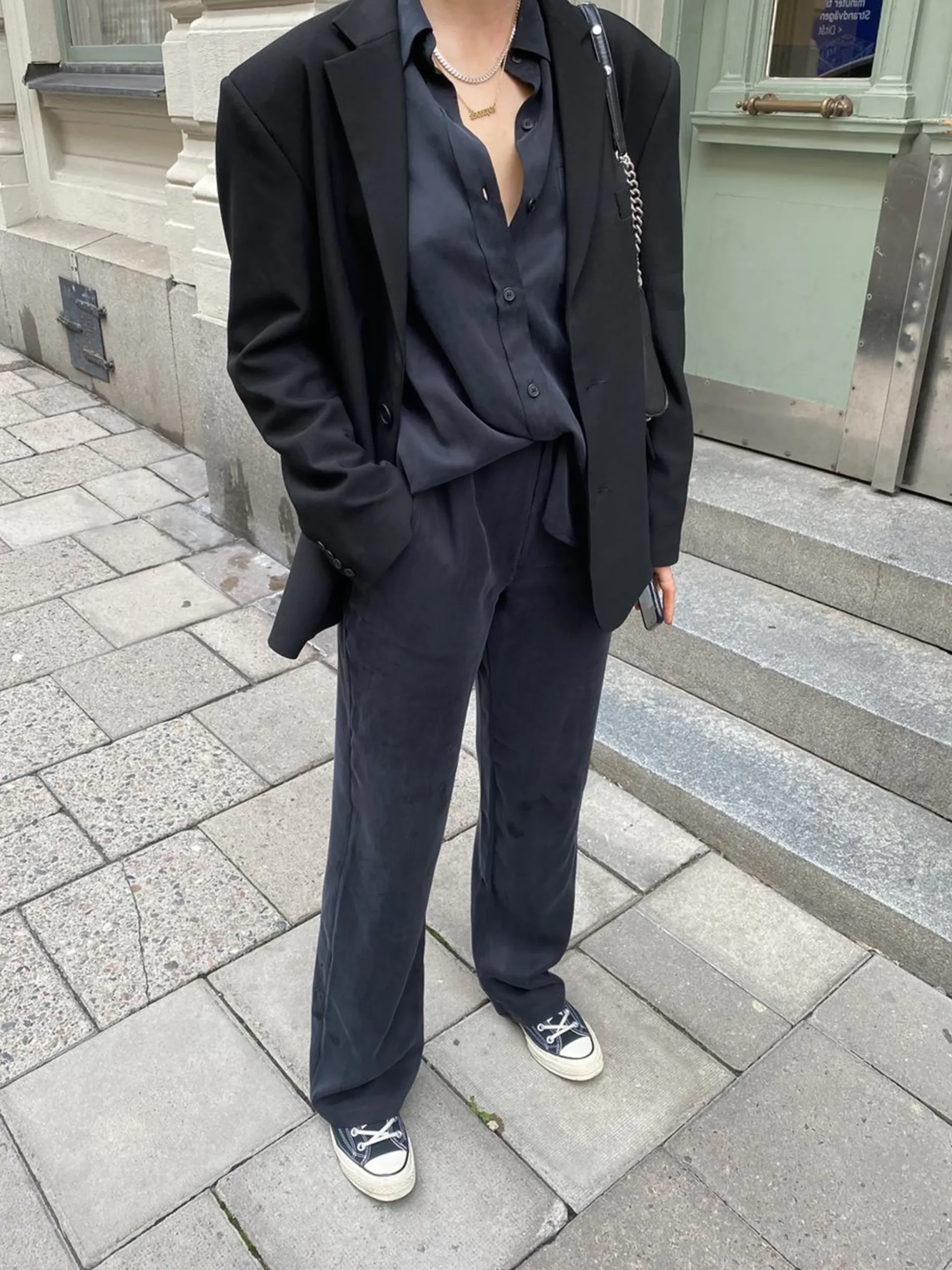 Djerf Avenue On The Go Byxor Ash Cheap