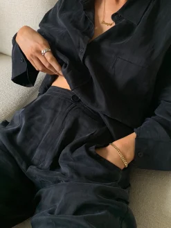 Djerf Avenue On The Go Byxor Ash Cheap