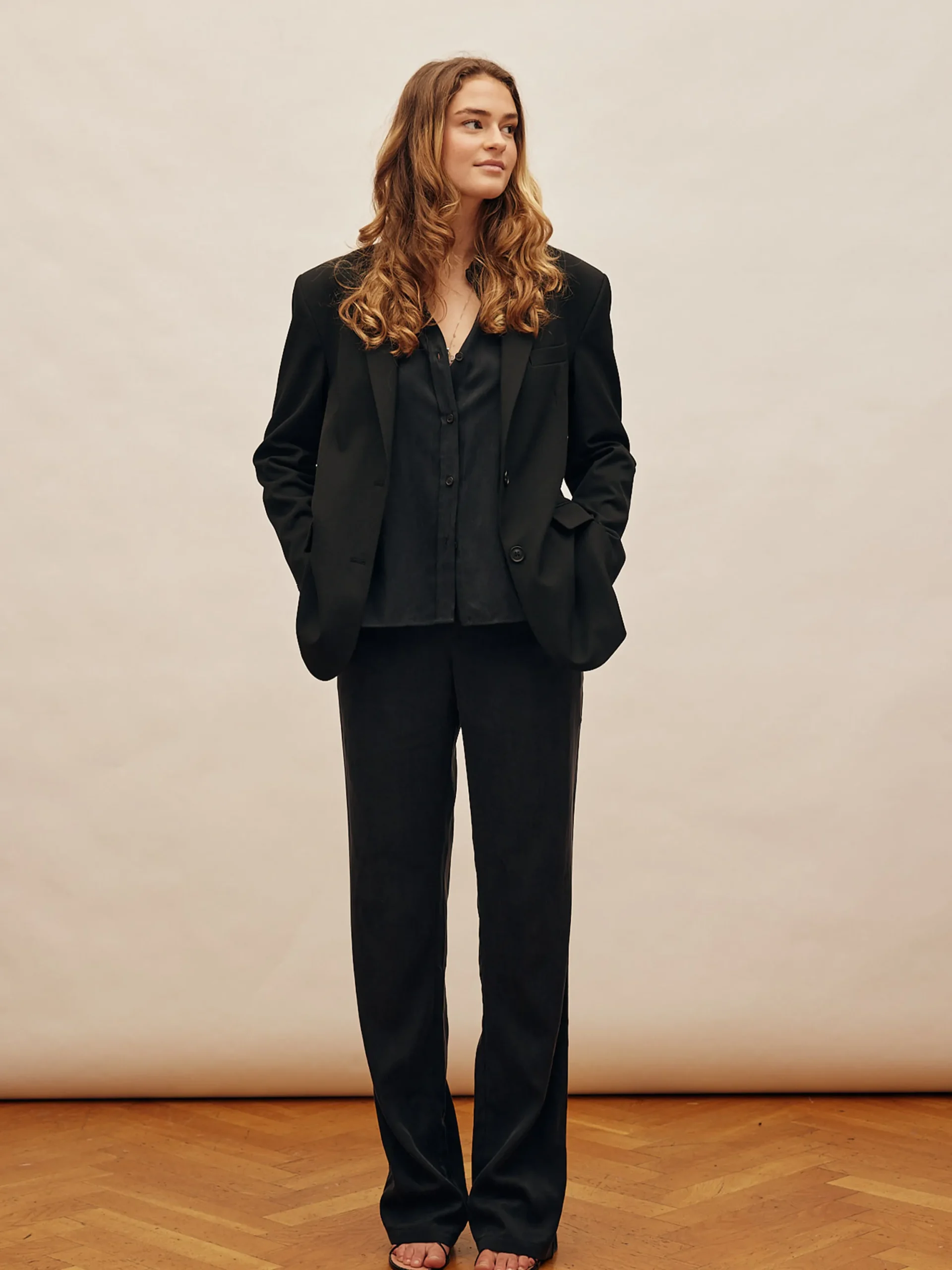 Djerf Avenue On The Go Byxor Ash - Tall Online