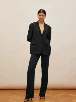 Djerf Avenue On The Go Byxor Ash - Tall Online