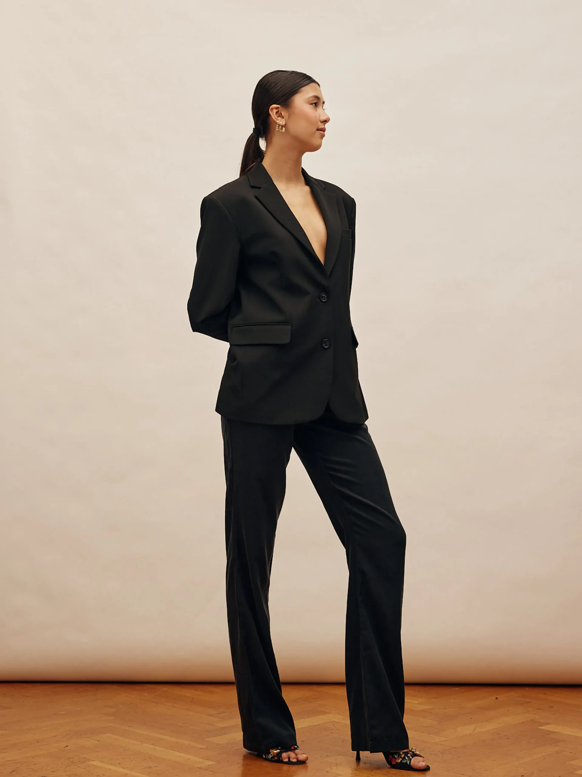 Djerf Avenue On The Go Byxor Ash - Tall Online