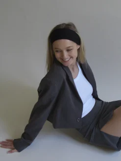 Djerf Avenue Pannband Svart Hot