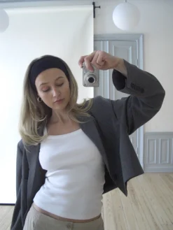 Djerf Avenue Pannband Svart Hot