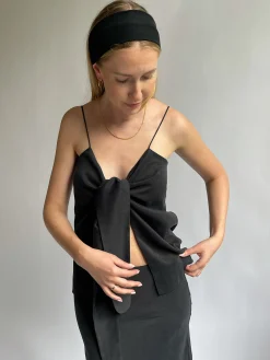 Djerf Avenue Pannband Svart Hot