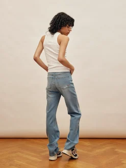 Djerf Avenue Raka Jeans Mellanbla Cheap