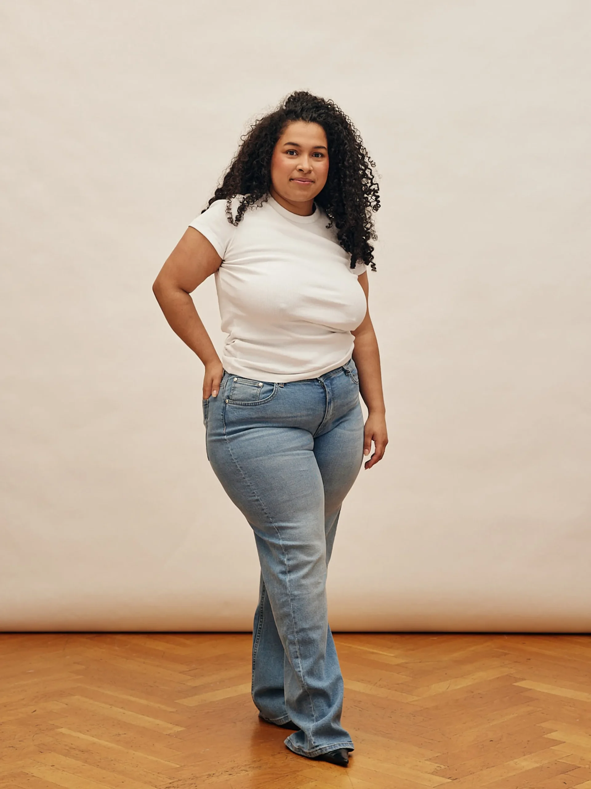 Djerf Avenue Raka Jeans Mellanbla Cheap