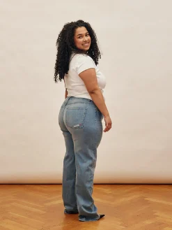 Djerf Avenue Raka Jeans Mellanbla Cheap