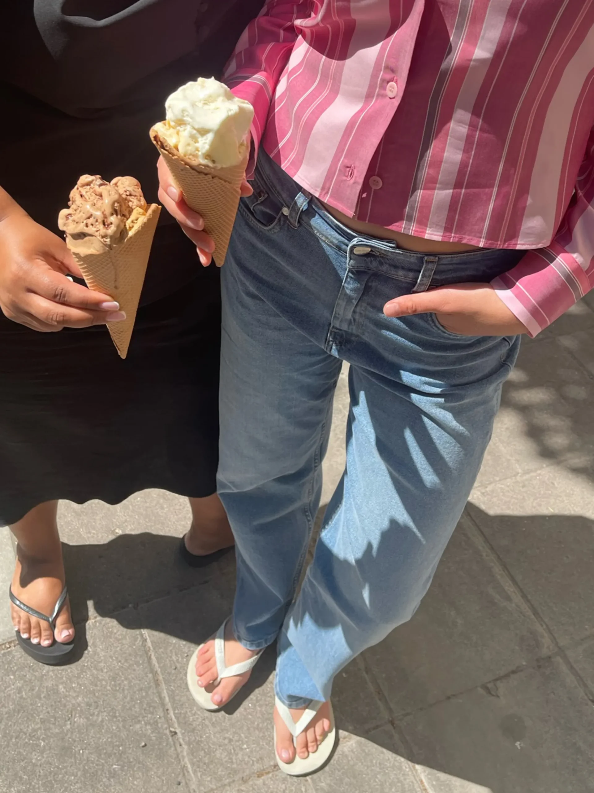 Djerf Avenue Raka Jeans Mellanbla Cheap