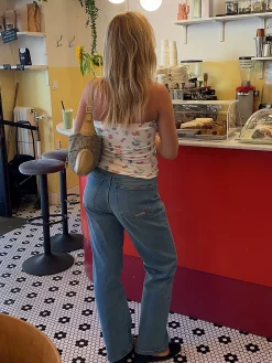 Djerf Avenue Raka Jeans Mellanbla Cheap