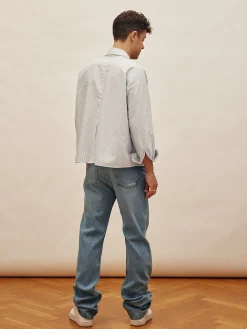 Djerf Avenue Raka Jeans Mellanbla - Hog Store