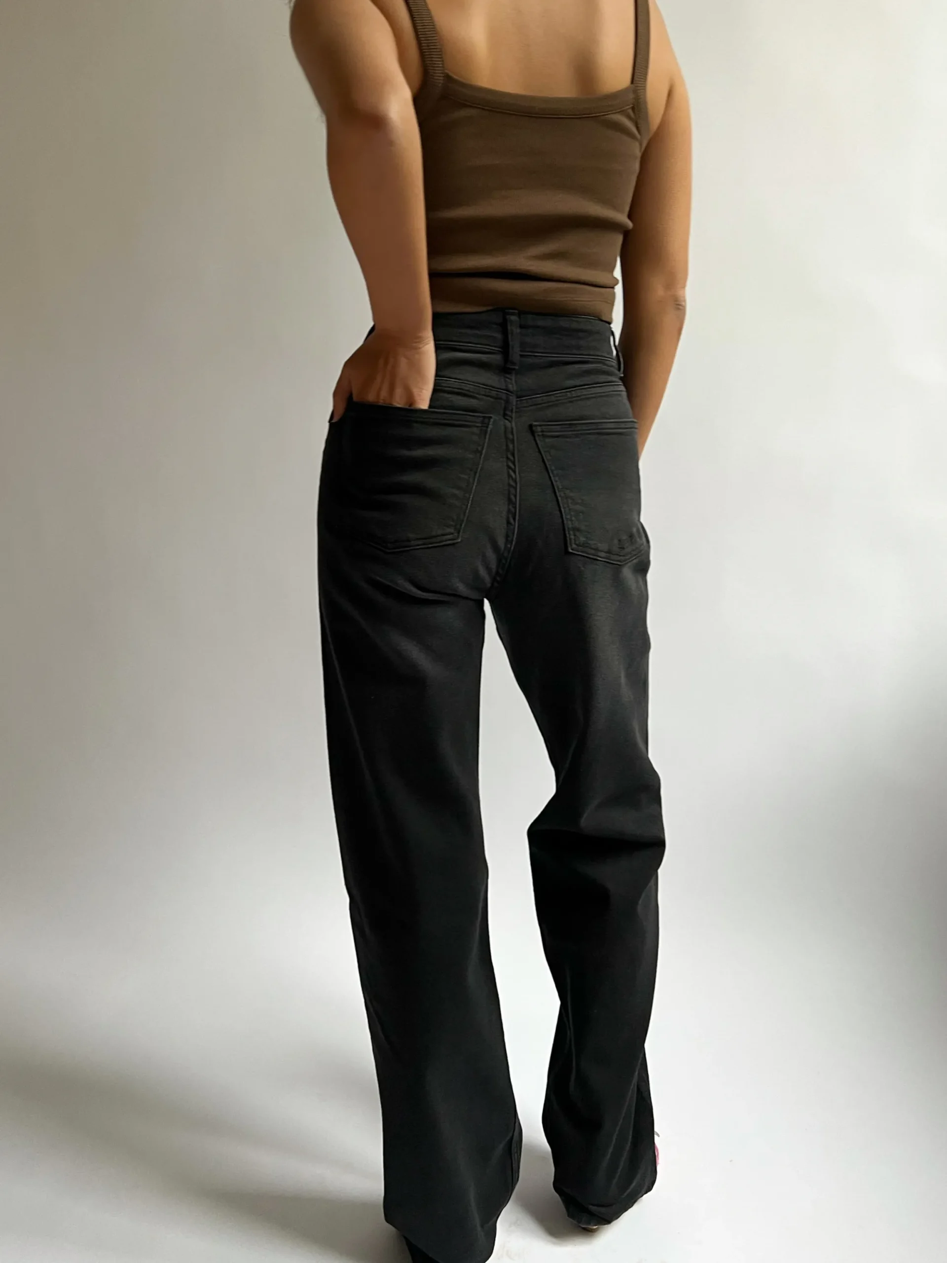 Djerf Avenue Raka Jeans Svart Shop