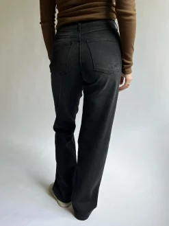 Djerf Avenue Raka Jeans Svart Shop