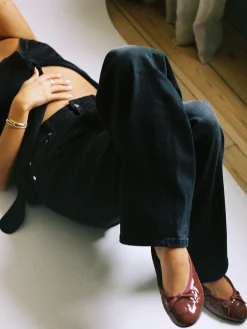 Djerf Avenue Raka Jeans Svart Shop