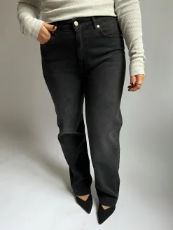 Djerf Avenue Raka Jeans Svart Shop