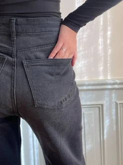 Djerf Avenue Raka Jeans Svart Shop