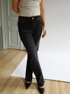 Djerf Avenue Raka Jeans Svart Shop