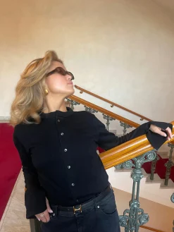 Djerf Avenue Remake Getaway Cardigan Black Online