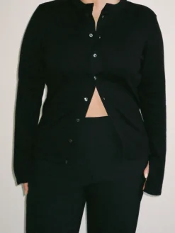 Djerf Avenue Remake Getaway Cardigan Black Online