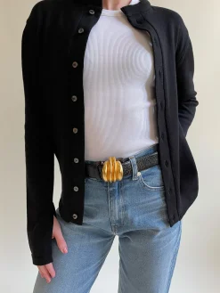 Djerf Avenue Remake Getaway Cardigan Black Online