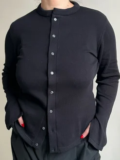 Djerf Avenue Remake Getaway Cardigan Black Online