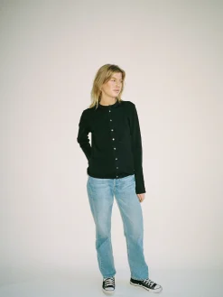 Djerf Avenue Remake Getaway Cardigan Black Online