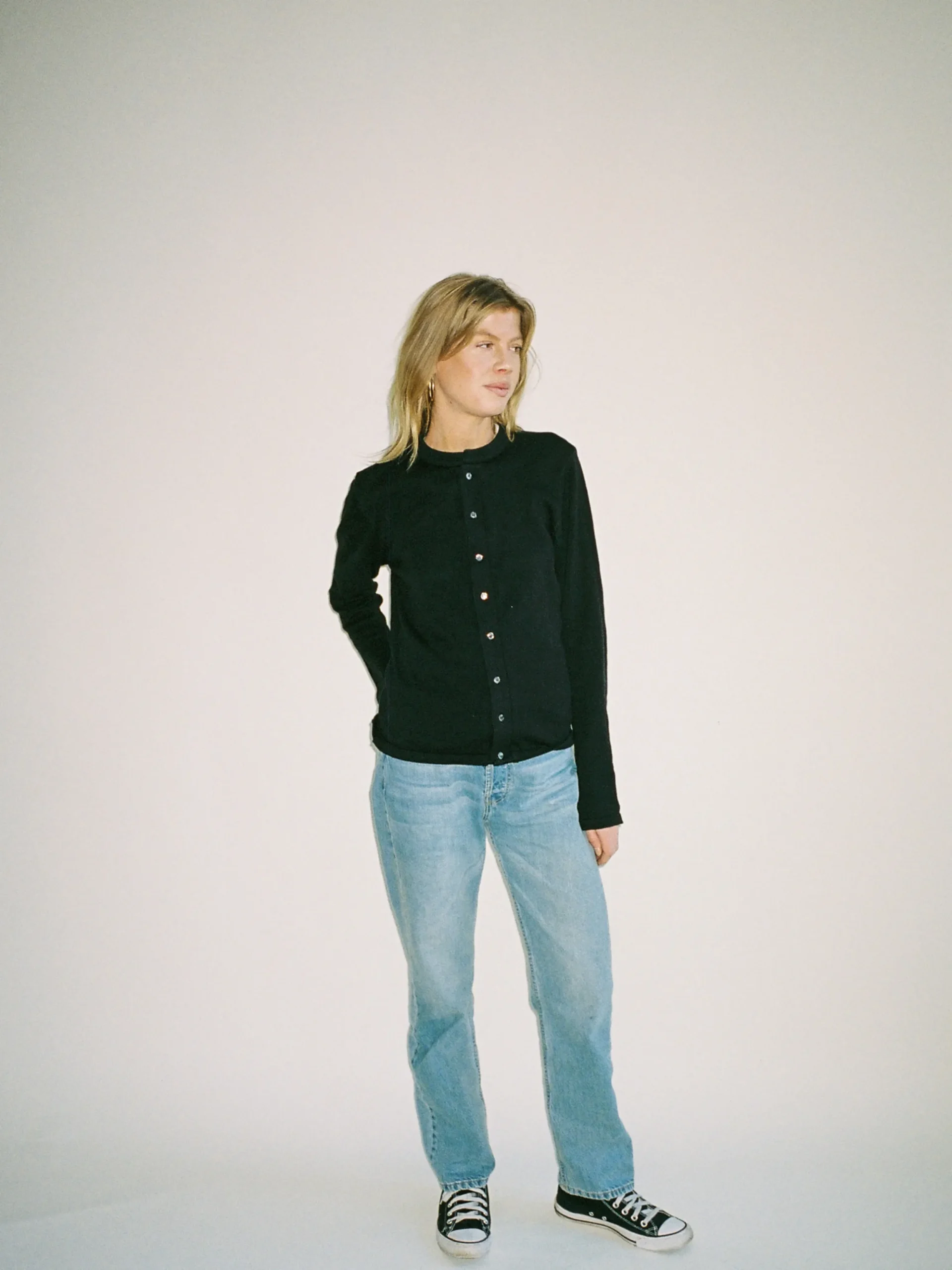 Djerf Avenue Remake Getaway Cardigan Black Online