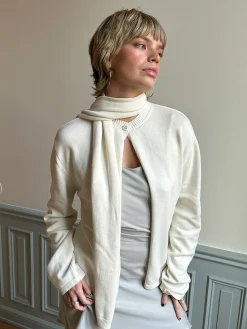 Djerf Avenue Scarf Cream Cheap