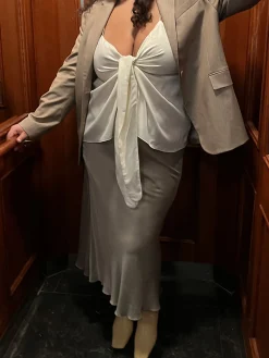 Djerf Avenue Slips Linne Moln Fashion