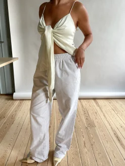 Djerf Avenue Slips Linne Moln Fashion