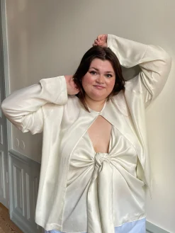 Djerf Avenue Slips Linne Moln Fashion