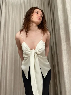 Djerf Avenue Slips Linne Moln Fashion