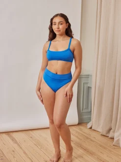 Djerf Avenue Sportig Bikinitopp Lagoon Flash Sale