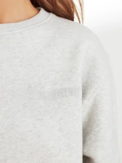 Djerf Avenue Staple Sweatshirt Gra Cheap