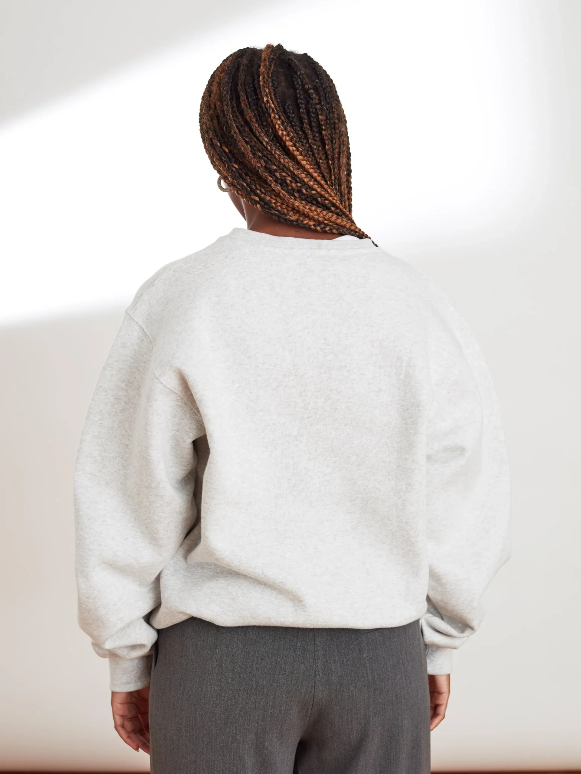 Djerf Avenue Staple Sweatshirt Gra Cheap