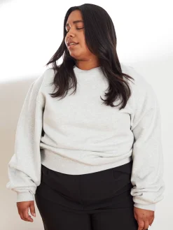 Djerf Avenue Staple Sweatshirt Gra Cheap