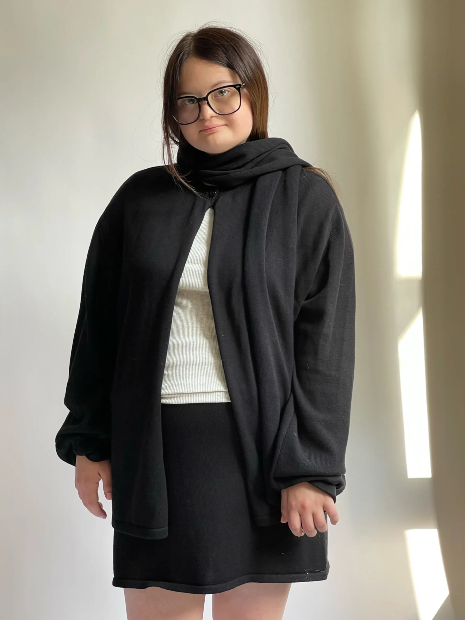 Djerf Avenue Stickad Minikjol Svart Cheap