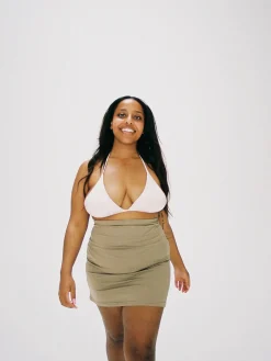 Djerf Avenue Swim Kjol Biscuit Best Sale