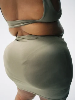 Djerf Avenue Swim Kjol Biscuit Best Sale