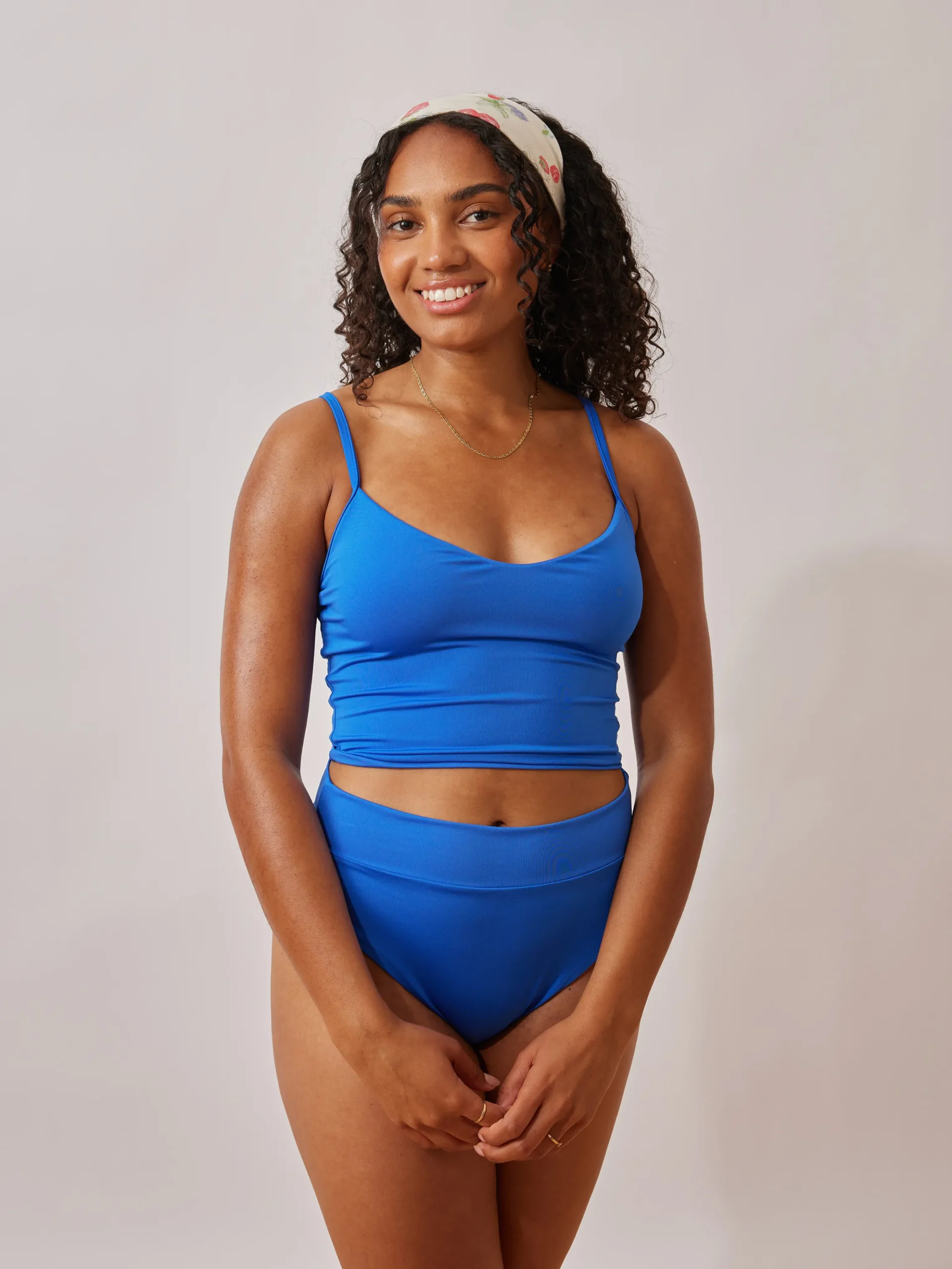 Djerf Avenue Tankini Top Lagoon Discount