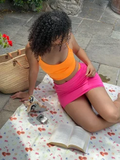 Djerf Avenue Tankini Top Tangerine Shop