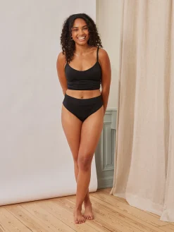 Djerf Avenue Tankini Topp Svart Clearance