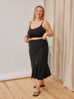 Djerf Avenue Tankini Topp Svart Clearance