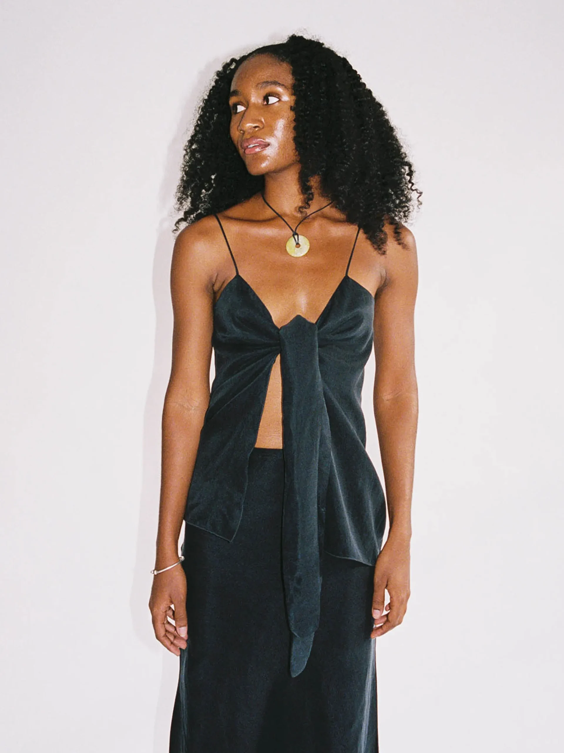 Djerf Avenue Tie Linne Ash Shop