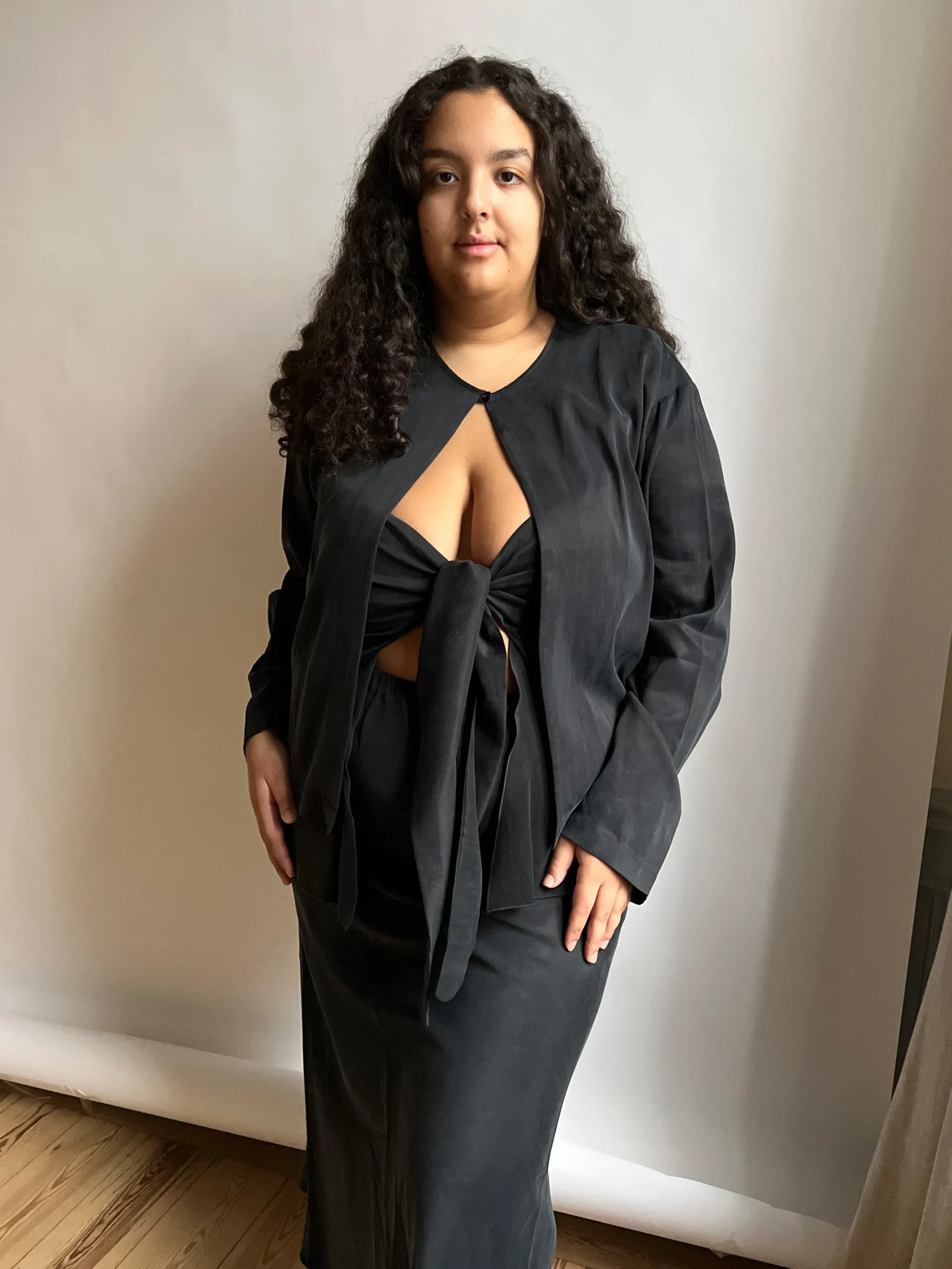 Djerf Avenue Tie Linne Ash Shop