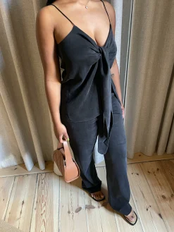 Djerf Avenue Tie Linne Ash Shop