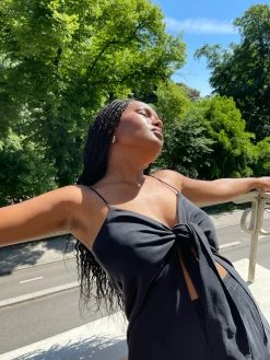 Djerf Avenue Tie Linne Ash Shop