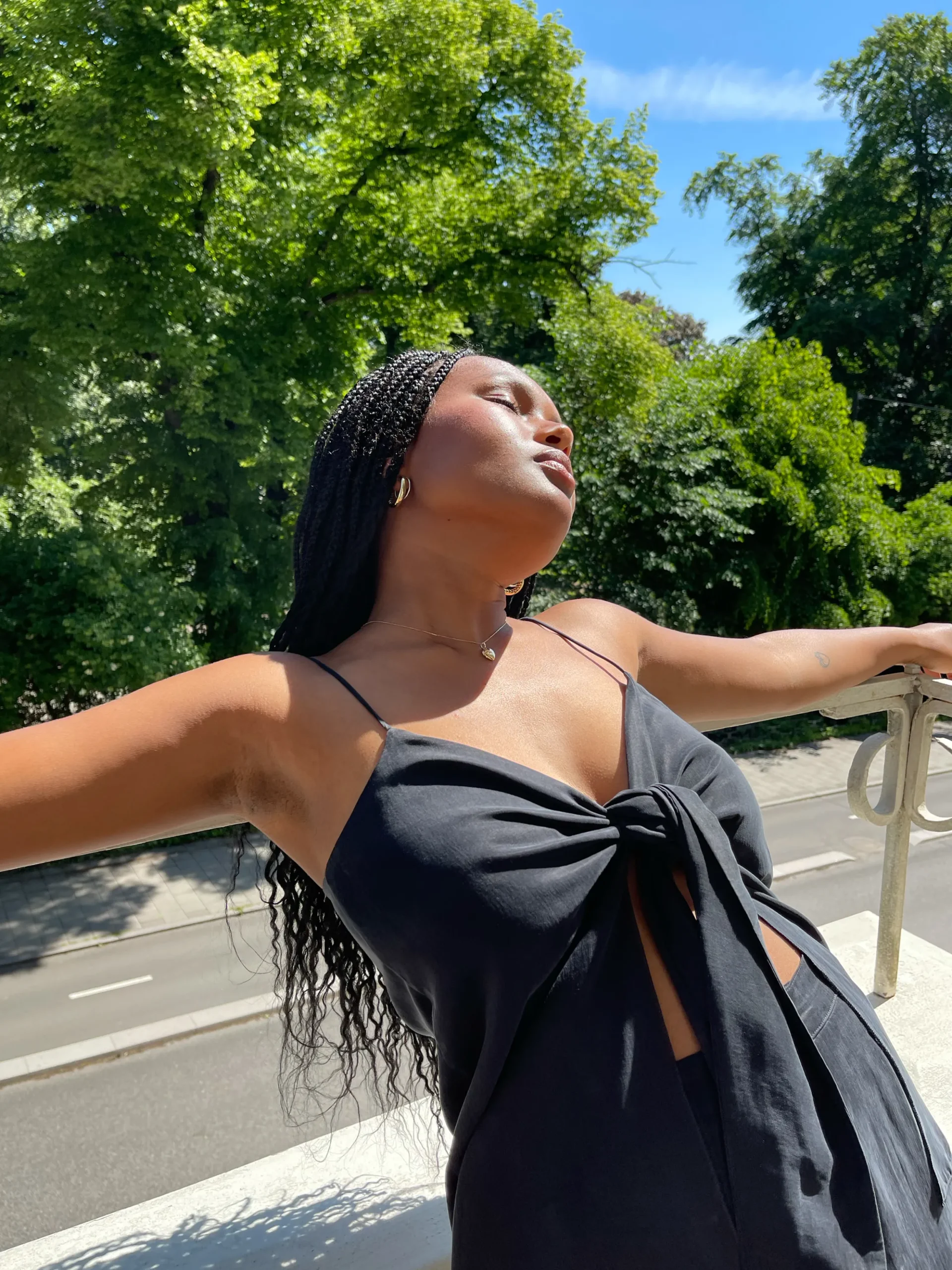 Djerf Avenue Tie Linne Ash Shop